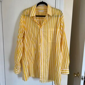 The Frankie Shop Sylvia Striped Oxford Shirt